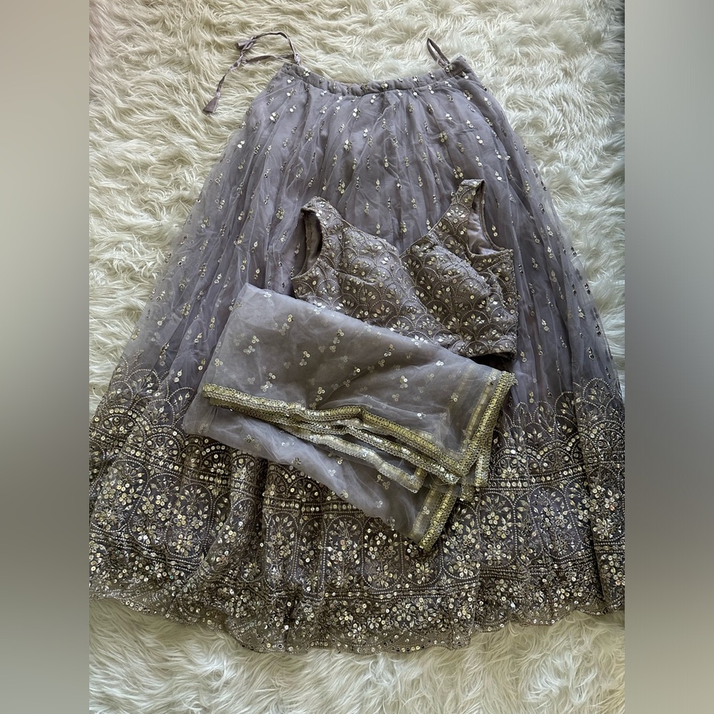 Indian Purple Lehenga Size 8 or Medium